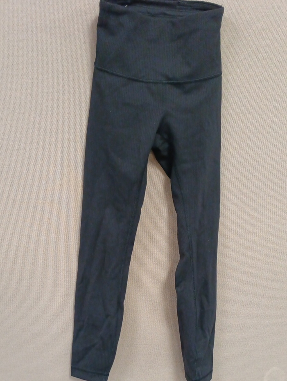 lululemon athletica Black High-Rise Fold-Over Waist Leggings